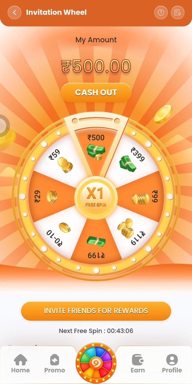 9K Club Invitation Wheel